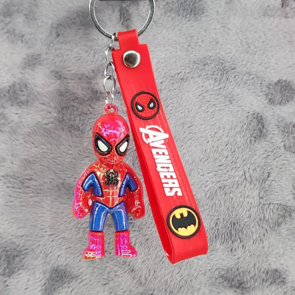 NEW Marvel Avengers Iridescent Spider-Man Superhero Figure Keychain & Strap